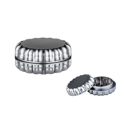 Super Heroes Grinder Metal Grey 2 Parts 29mm